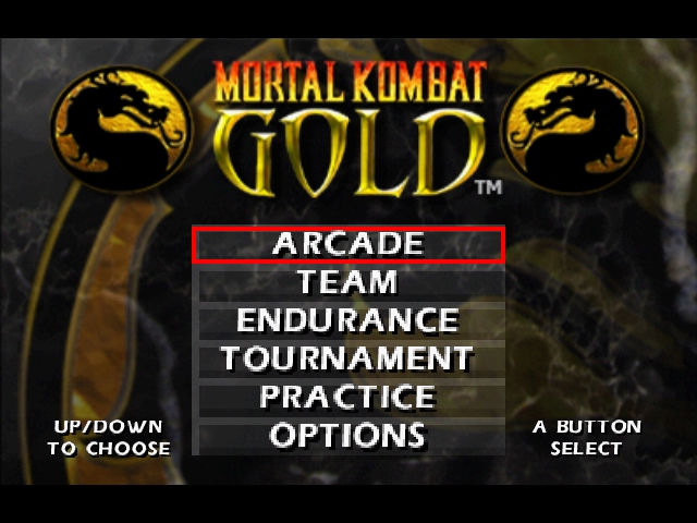 Mortal Kombat Gold USA DC-ECHELON for dreamcast screenshot