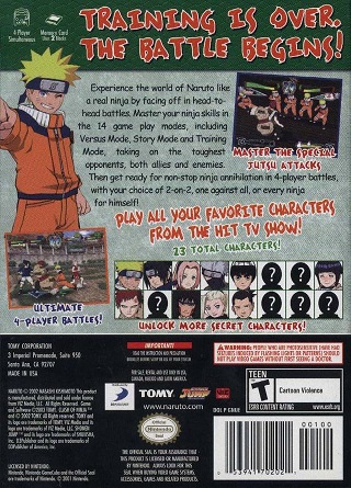 Naruto Clash of Ninja 2 for gamecube screenshot