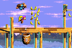 Image result for donkey kong country 3 gba screenshot