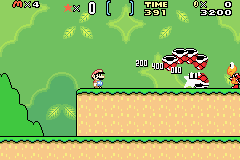 Super Mario Advance 2 - Super Mario World for gba screenshot
