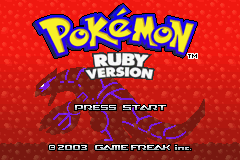 Pokemon - Ruby Version (Europe) (Rev B) for gba screenshot