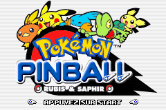 Pokemon Pinball - Ruby & Sapphire (V1.0) ROM - GBA Download