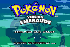 Pokemon - Version Emeraude (France) for gba screenshot