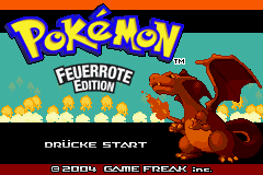 Pokemon - Feuerrote Edition (Germany) for gba screenshot