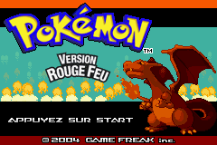 Pokemon - Version Rouge Feu (France) for gba screenshot