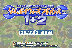 Game Boy Wars Advance 1+2 (Japan) for gba screenshot
