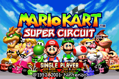 Mario Kart - Super Circuit for gba screenshot