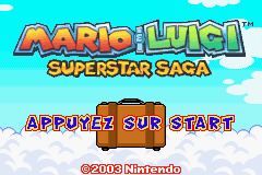 Mario & Luigi - Superstar Saga (Europe) (En,Fr,De,Es,It) for gba screenshot