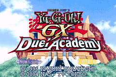 Yu-Gi-Oh! GX - Duel Academy for gba screenshot