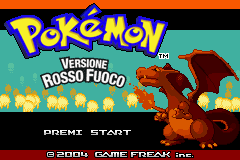 Pokemon - Versione Rosso Fuoco for gba screenshot