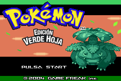 Pokemon - Edicion Verde Hoja (Spain) for gba screenshot