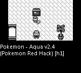 Pokemon - Aqua v2.4 (Pokemon Red Hack) [h1] for gbc screenshot