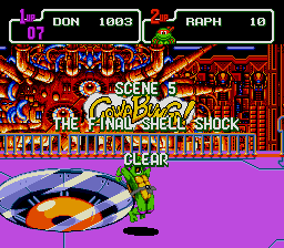 Teenage Mutant Ninja Turtles - The Hyperstone Heist for genesis screenshot
