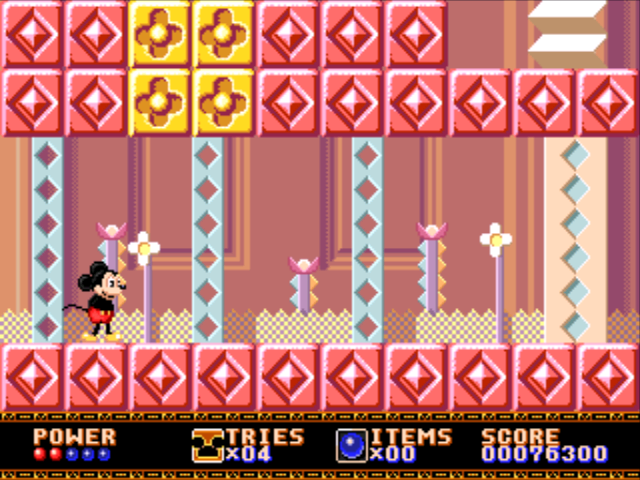 Mickey Mouse - Castle of Illusion for genesis screenshot