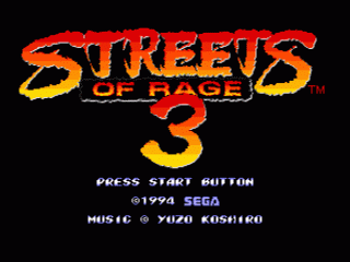 Streets of Rage 3 for genesis screenshot