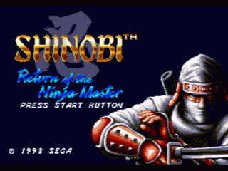 Shinobi 3 - Return of the Ninja Master for genesis screenshot