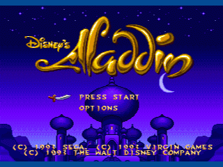Aladdin for genesis screenshot