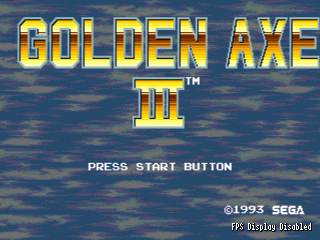 Golden Axe III for genesis screenshot