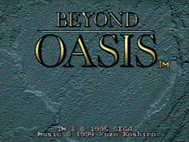 Beyond Oasis for genesis screenshot