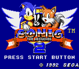Sonic the Hedgehog 2 for gg screenshot