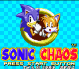 Sonic Chaos for gg screenshot