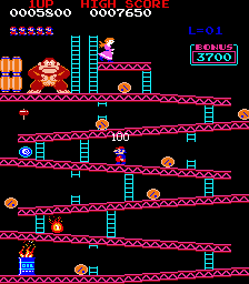 Donkey Kong (US set 1) for mame screenshot