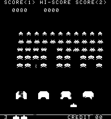 Alien Invasion for mame screenshot