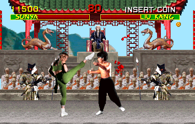 Mortal Kombat (rev 5.0 T-Unit 03/19/93) for mame screenshot