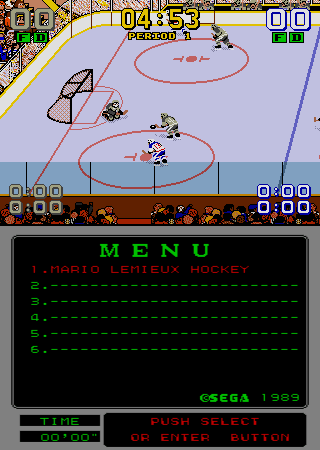 Mario lemieux hockey sega управление