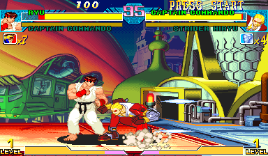 Marvel Vs. Capcom: Clash of Super Heroes (Euro 980123) for mame screenshot