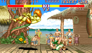 Street Fighter II: The World Warrior (World 910522) for mame screenshot