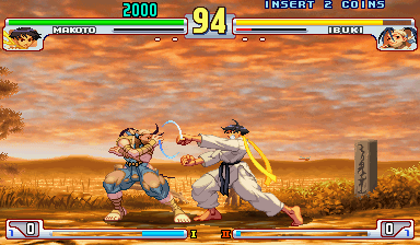 Street Fighter III 3rd Strike: Fight for the Future (Euro 990608) for mame screenshot