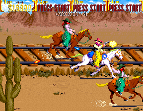Sunset Riders (4 Players ver EAC) for mame screenshot