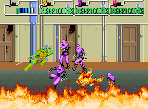 Teenage Mutant Ninja Turtles (World 4 Players) for mame screenshot