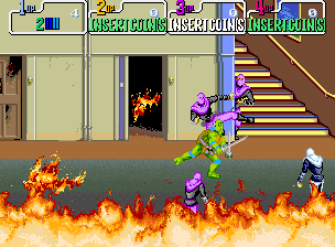 Teenage Mutant Ninja Turtles (World 4 Players) for mame screenshot