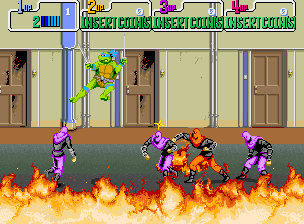 Teenage Mutant Hero Turtles for mame screenshot