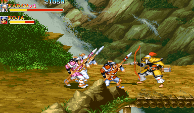 Warriors of Fate for mame screenshot