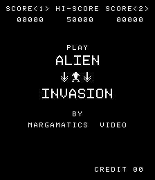 Alien Invasion for mame screenshot