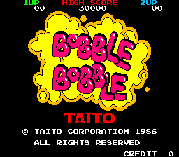 Bubble Bobble (Japan, Ver 0.1) for mame screenshot