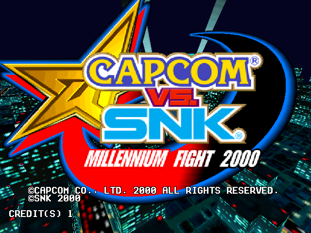Capcom Vs. SNK Millennium Fight 2000 for mame screenshot