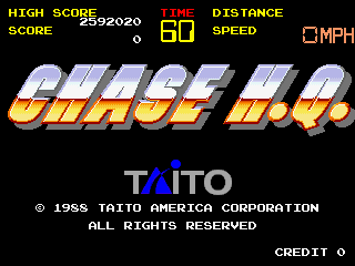 Chase H.Q. (World) for mame screenshot