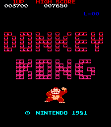 Donkey Kong for mame screenshot