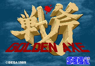 Golden Axe (set 6, US, 8751 317-123A) for mame screenshot