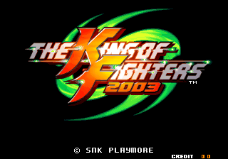 The King of Fighters 2003 (NGM-2710) for mame screenshot