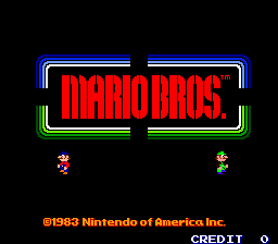 Mario Bros. (US, Revision F) for mame screenshot