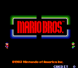 Mario Bros. for mame screenshot