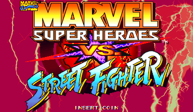 Marvel Super Heroes Vs. Street Fighter for mame screenshot