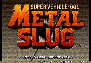 Metal Slug - Super Vehicle-001 for mame screenshot