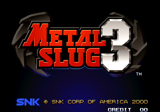 Metal Slug 3 for mame screenshot