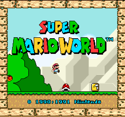 Super Mario World for mame screenshot